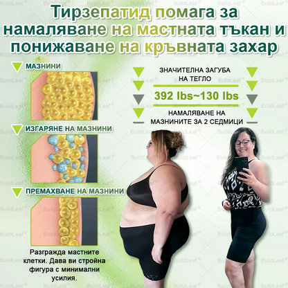 💎BuildLeaf® GLP-1 8-в-1 Разтвор за отслабване и здраве (веднъж дневно, видими резултати за 7 дни) ✅ Подпомага отслабването, подобрява сърдечно-съдовото здраве и контролира диабета